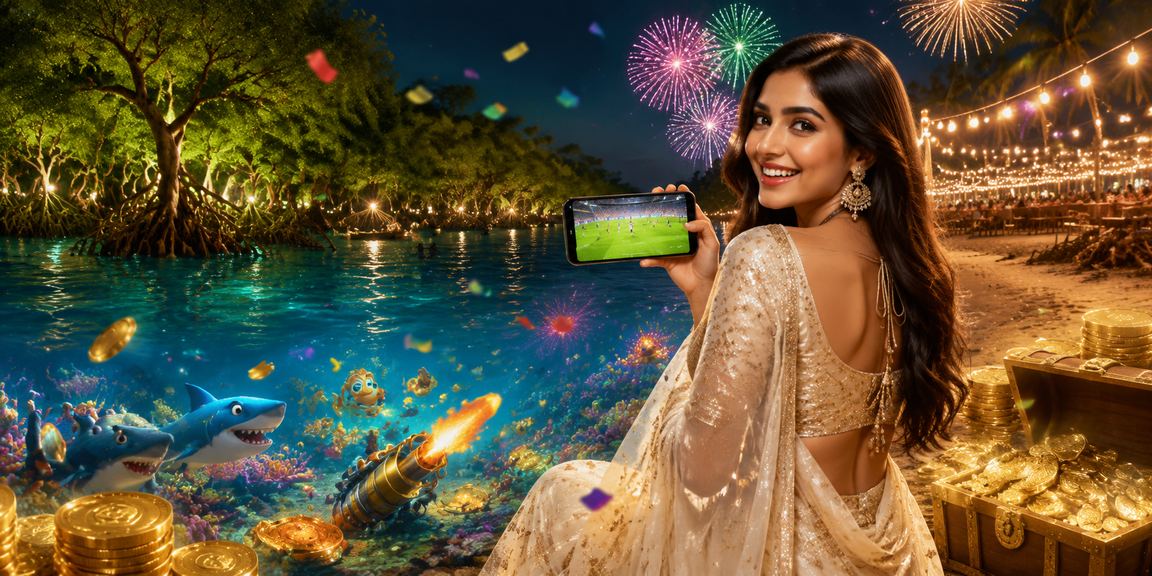 সিলেটে ek33 ফিশিং গেম খেলছেন একজন নারী ব্যবহারকারী